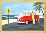 Red VW Bus